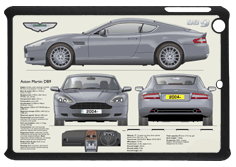 Aston Martin DB9 2004-13 Small Tablet Covers